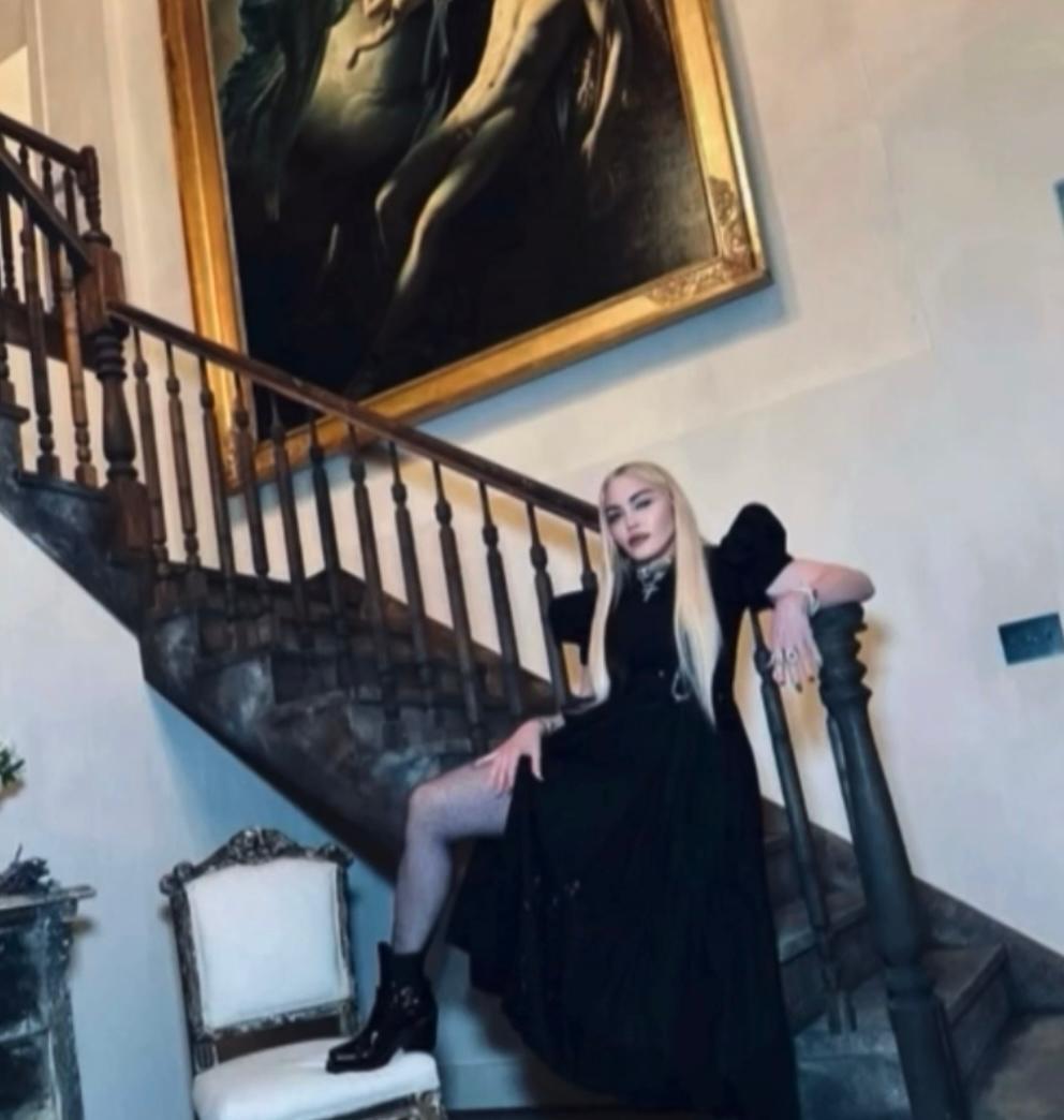 Madonna sur Instagram, devant le tableau de Jérôme-Martin Langlois